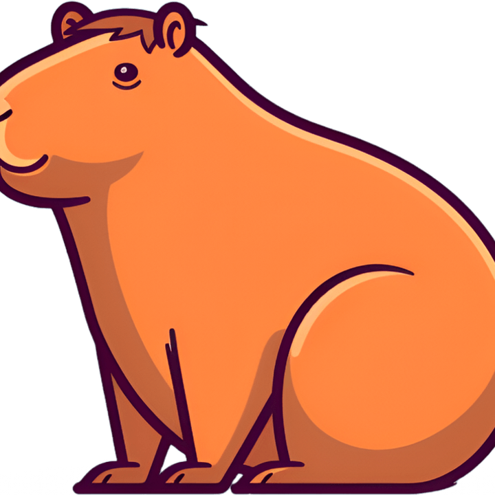 Capybara PNG