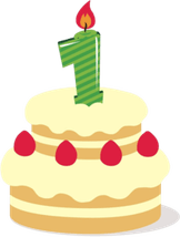1st Birthday PNG