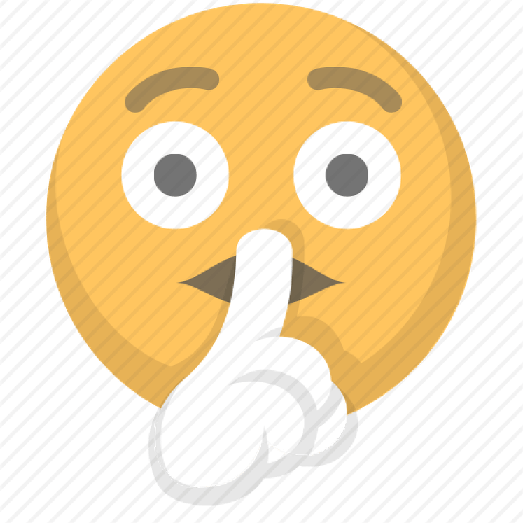 Shh Emoji PNG