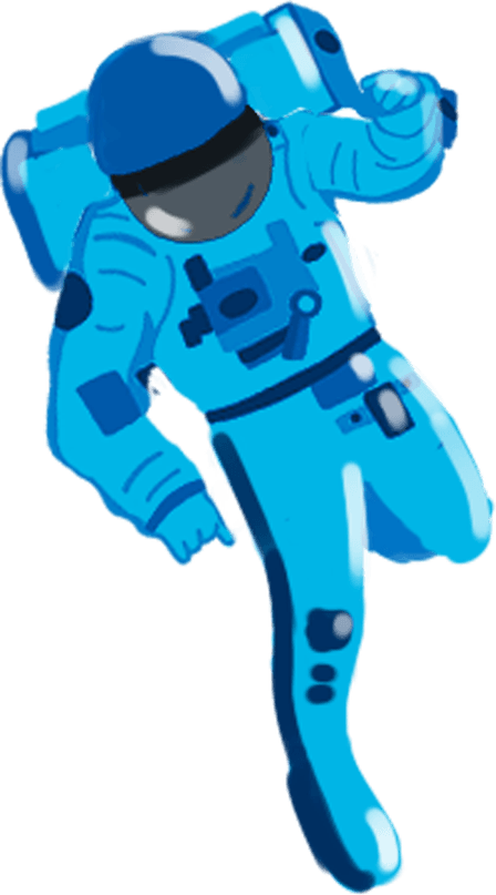Astronaut Aesthetic Theme PNG