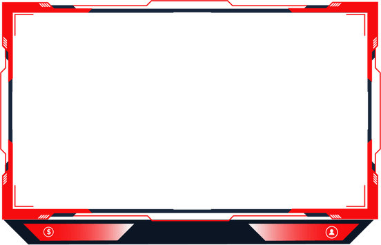 Red Rectangle Border PNG