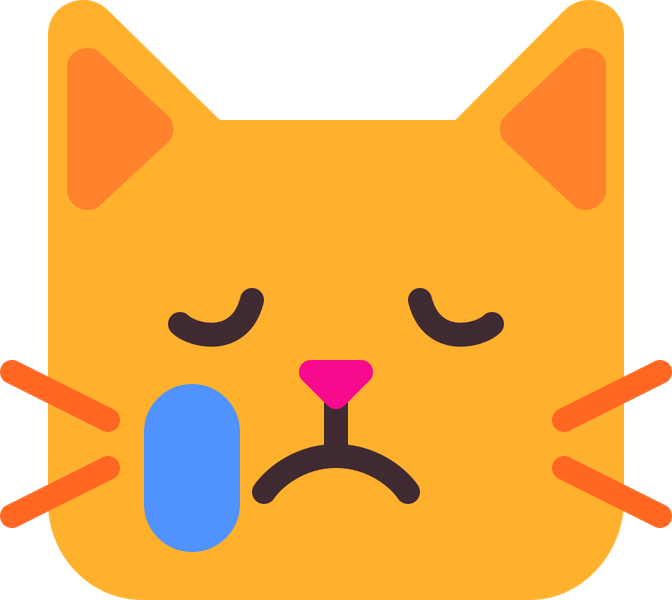 Screaming Cat PNG
