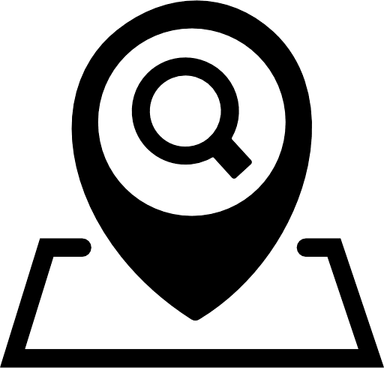 Map Pin Black PNG