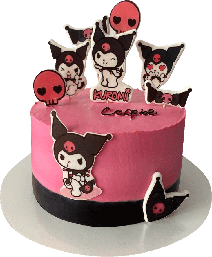 Kuromi Cake PNG