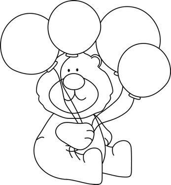 Black And White Balloon PNG