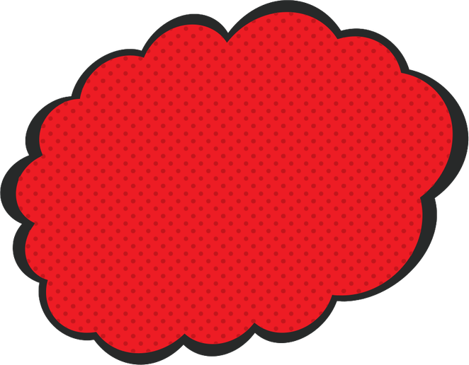 Half Text Bubble PNG