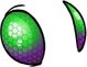 Green Glowing Eyes PNG