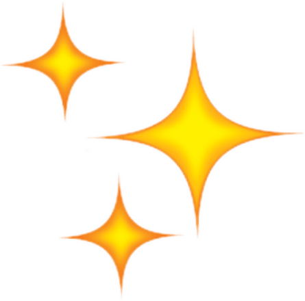 Emoji Sparkles PNG
