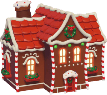 Halloween Gingerbread House PNG