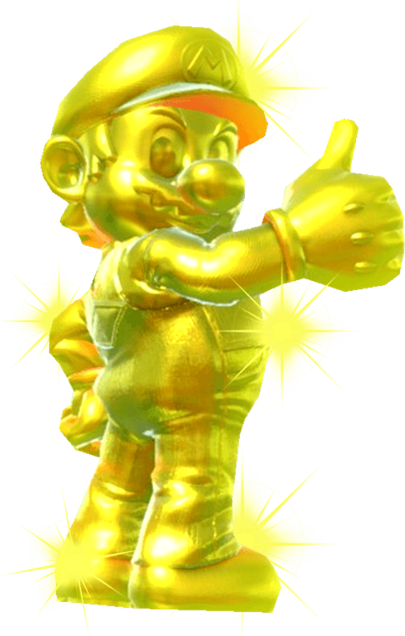 Gold Mario PNG