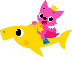 Baby Shark Amarillo PNG