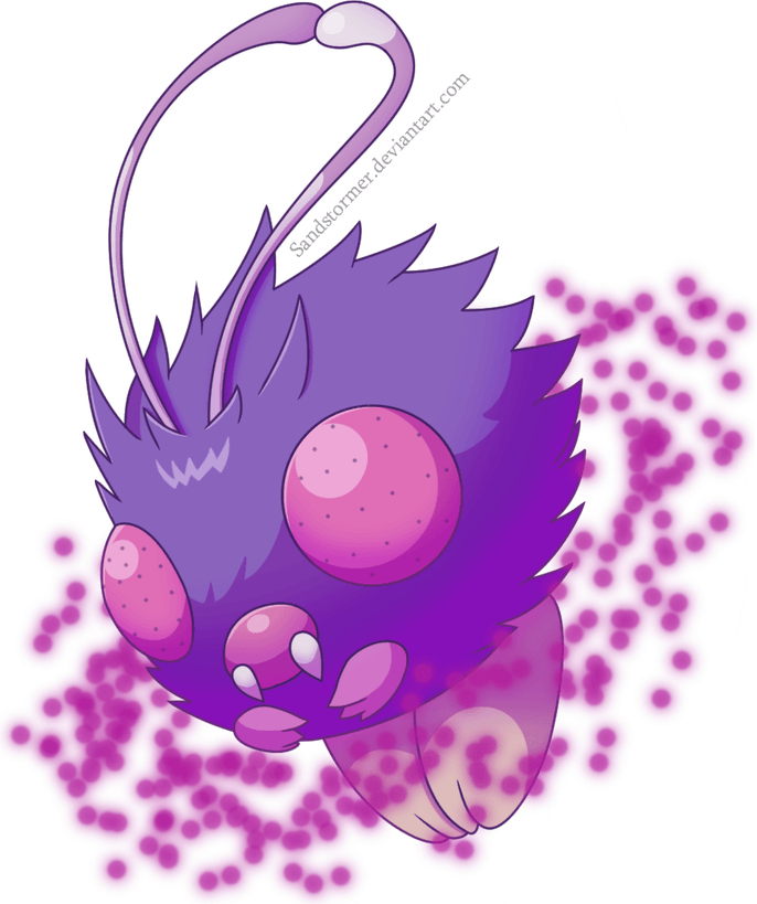 Venonat Pokemon PNG