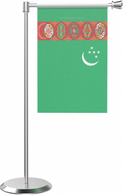 Turkmenistan Flag PNG