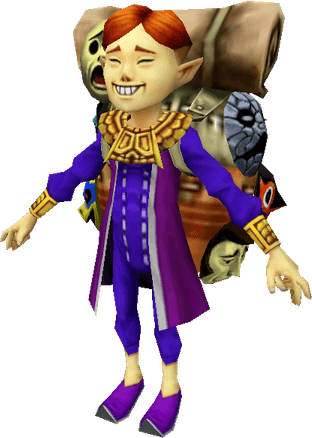 Happy Mask Salesman PNG