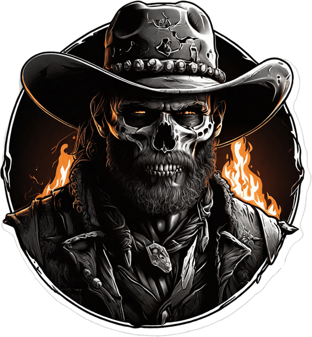 Cowboy Skull PNG