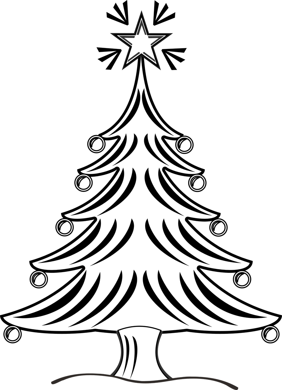Tree Drawing PNG