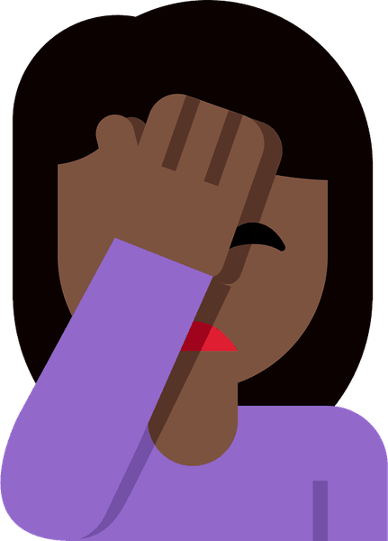 Face Palm Emoji PNG