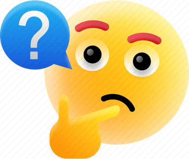 Question Mark Emoji PNG