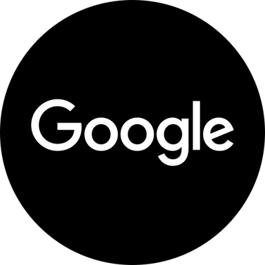 Google Logo Black PNG