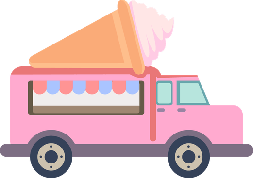 Ice Cream Truck PNG