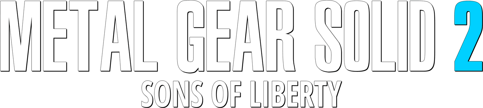 Metal Gear Solid 2 Sons Of Liberty Logo PNG