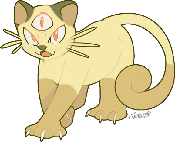 Persian Pokemon PNG