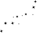 Black Sparkles PNG