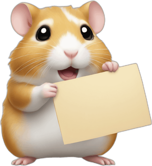 Hamster Peace Sign Meme PNG