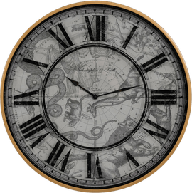 Antique Wall Clock PNG