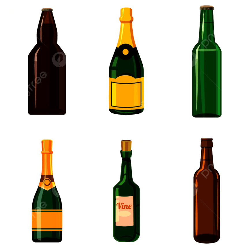 Liquor Bottle PNG