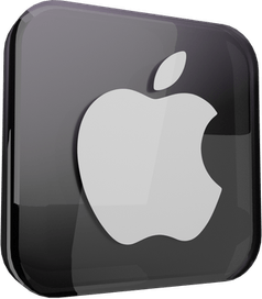 Apple Metal Logo PNG