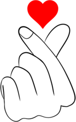 Finger Heart Emoji PNG