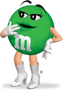 Green Mandm PNG