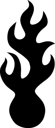 Black Fire PNG