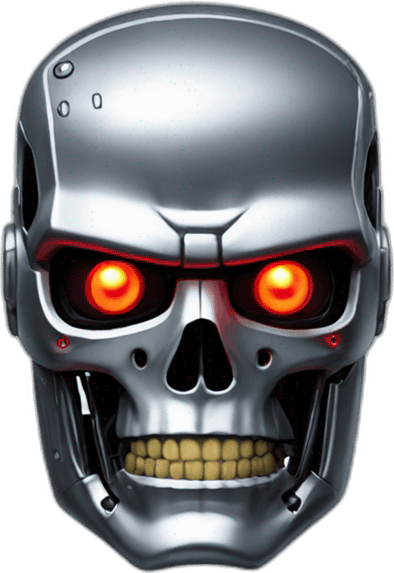 Terminator Skull PNG
