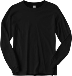 Long Sleeve Black PNG