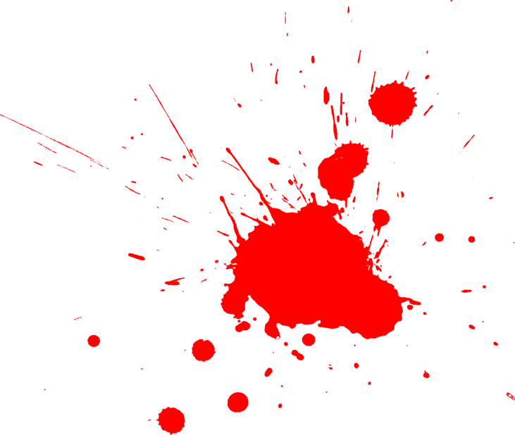 Red Paint Splatter PNG