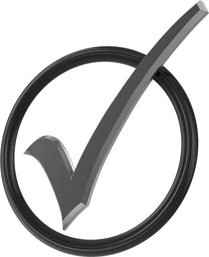 Silver Check Mark PNG