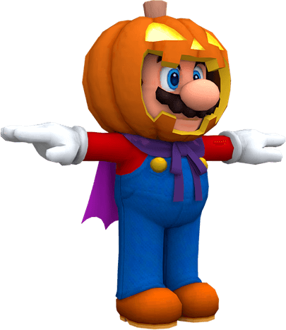 Halloween Mario PNG