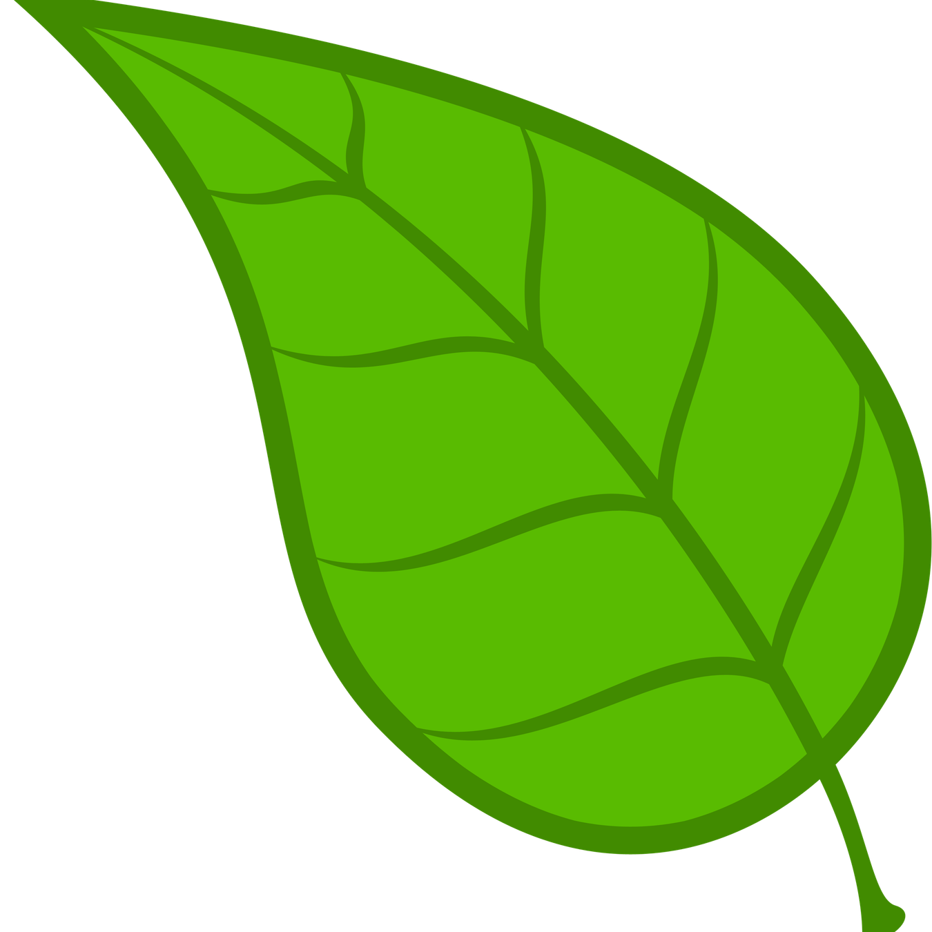 Cartoon Leaves PNG