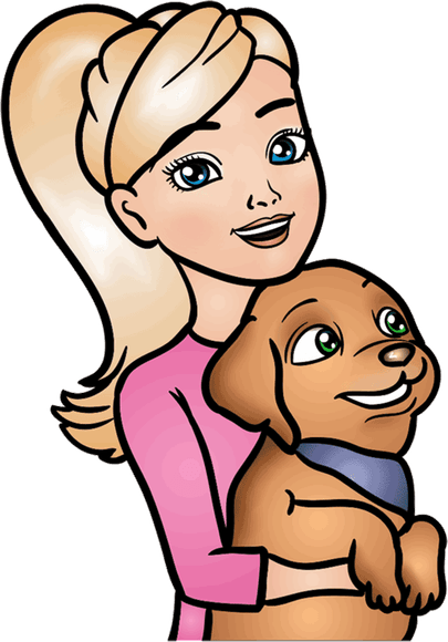 Barbie Drawing PNG