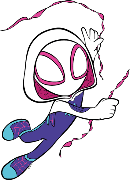 Spidey Ghost Spider PNG
