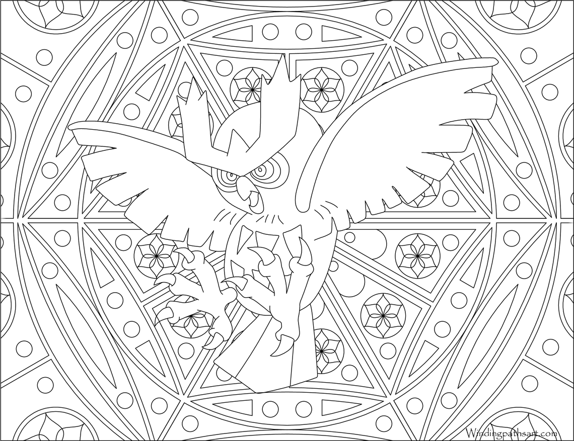Noctowl Pokemon PNG