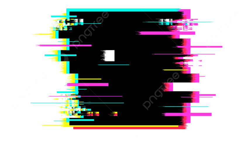 Glitch Effect PNG