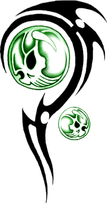 Tribal Skull Tattoos PNG