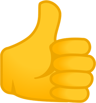 Emoji Thumbs Up PNG