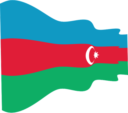 Azerbaijan Flag PNG