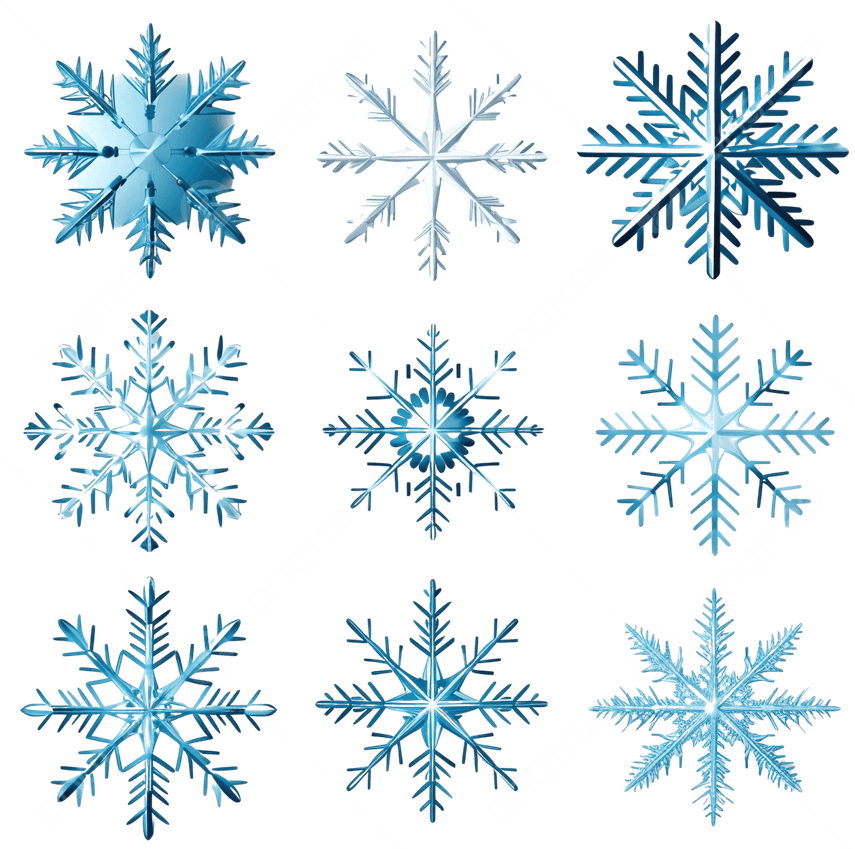 Copos De Nieve PNG