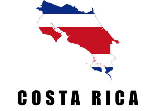 Costa Rica Flag PNG