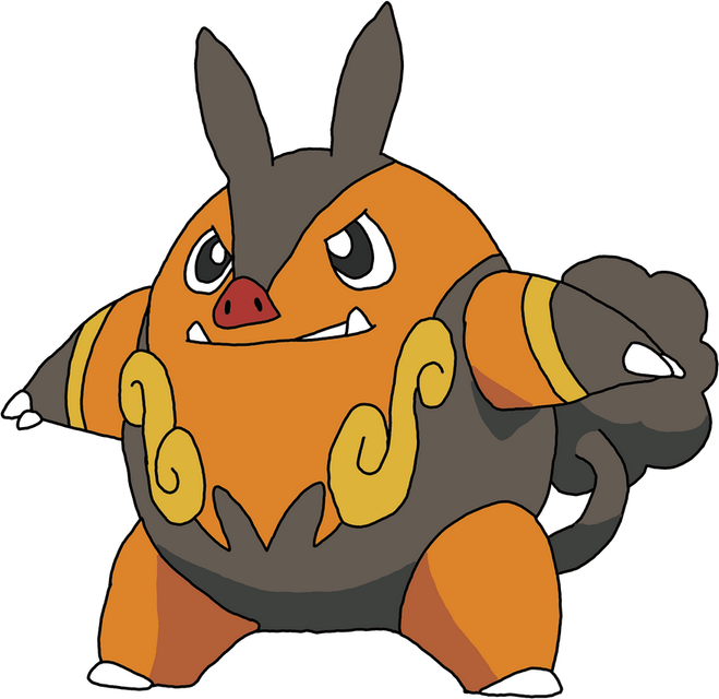 Pignite Pokemon PNG